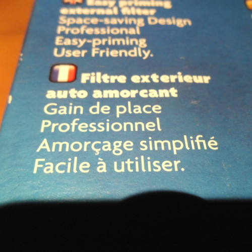 Filtre exterieur EDEN 501 NEUF dans son emballage