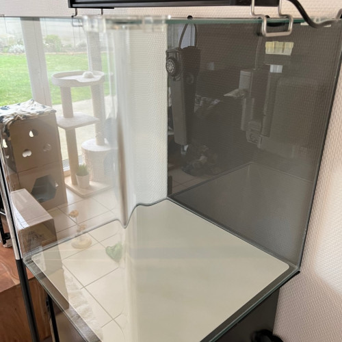 Aquarium DENNERLE eau de mer avec accessoires DENNERLE haute qualité(chauffage, lumière, variateur)