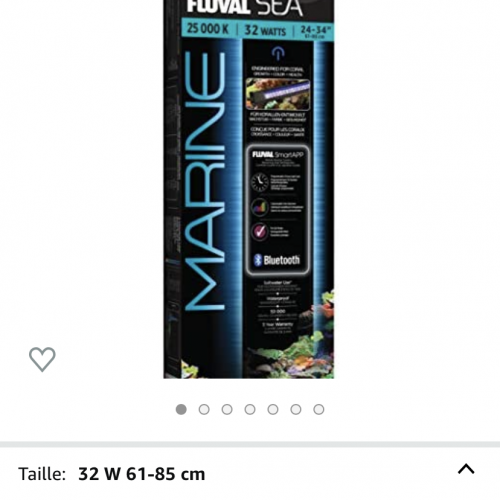 Rampe led connectée fluval marin