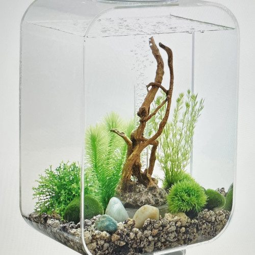 Aquarium 15L BIORB complet avec décors et produits