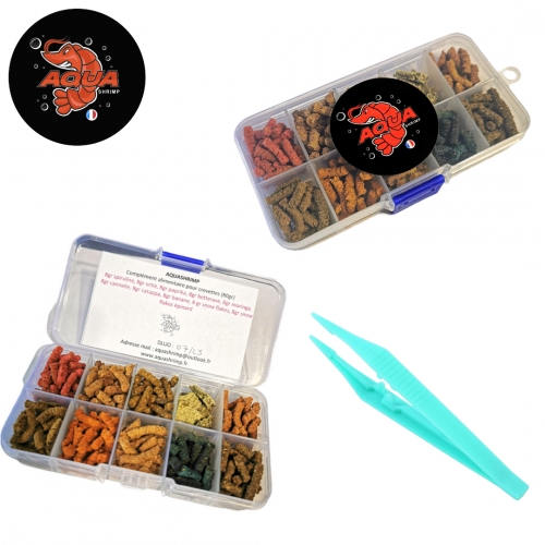 Kit échantillons nourriture crevettes