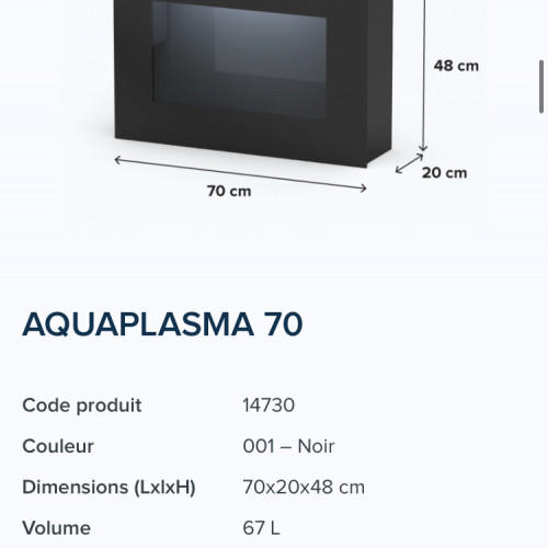 À vendre aquarium aquaplasma