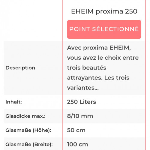 Proxima classicLed 250 + meuble et rampes led