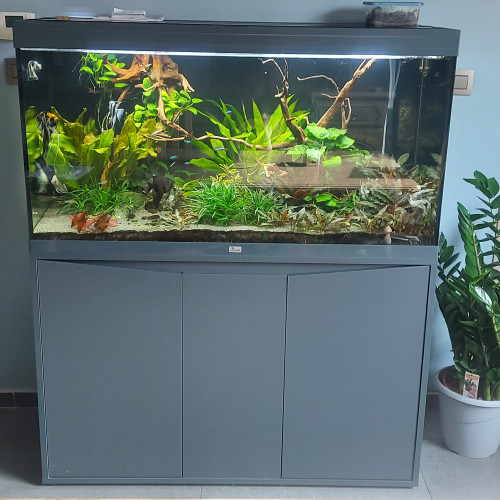 Aquarium 350L + meuble + matériel