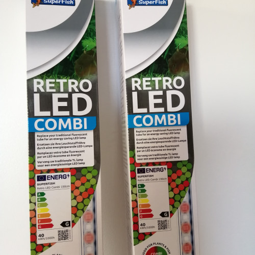 2 tubes SUPERFISH RetroLED Combi NEUFS (150 cm)