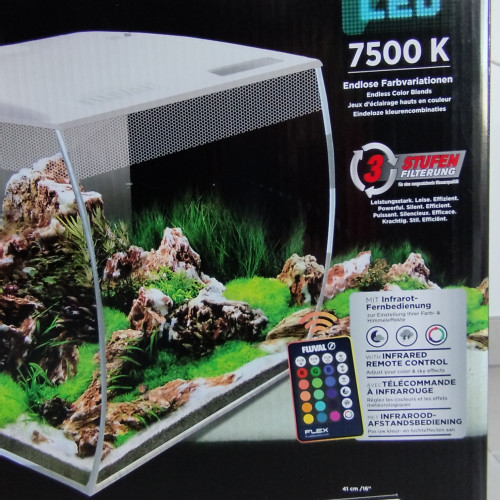 Aquarium Fluval Flex 57 litres Blanc