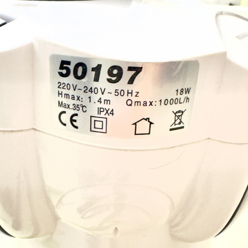 Filtre pompe extérieur 1000l/h pour aquarium jusqu’a 400l
