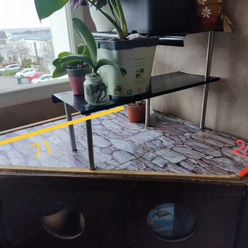 Aquarium triangle juwel 150 l