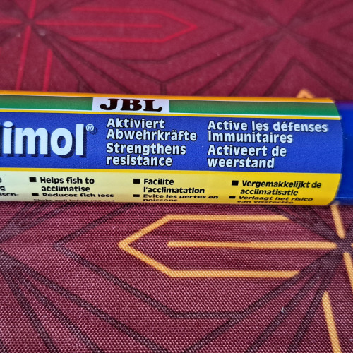 JBL Acclimol 50 ml réducteur de stress pour l'acclimatation de nouveaux poissons