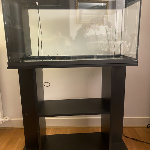 Aquarium tout équipé Aquatlantis 96L + Biobox + meuble / parfait état