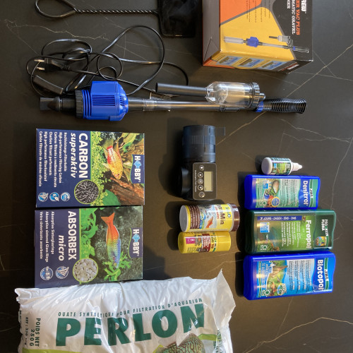 Don Aquarium 60L complet (Aquarium, Poisson, Déco, Accessoires, ...)