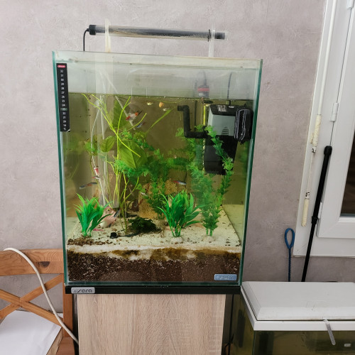 Aquarium Sera rectangulaire 80 litres avec meuble