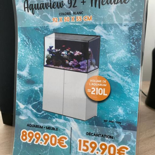 Aquaview 92 neuf 212L