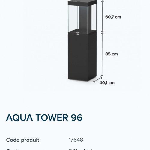 Aquarium aqualantis tower 96L