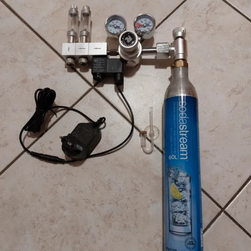 Kit C02 sodastream 2 bacs simultanés