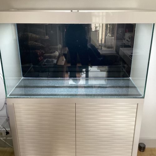 AQUARIUM 200l CIANO + MEUBLE + THERMOFILTRE EHEIM 4e 250