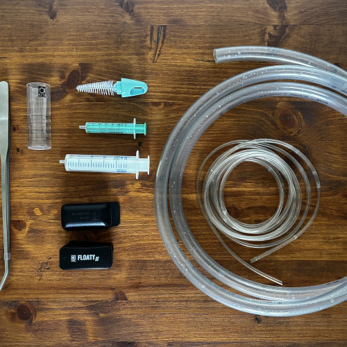 Lot accessoires aquarium - chauffage, distributeur, outils plantes…