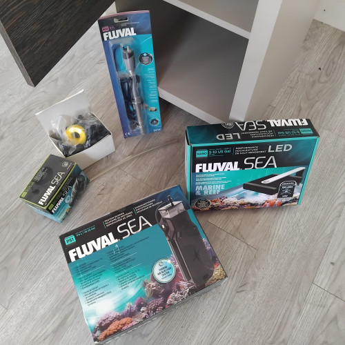 Aquarium recifal neuf complet fluval reef m40 53litres