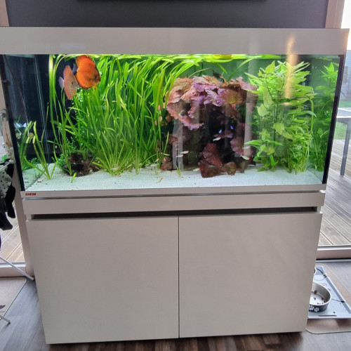 Aquarium marque Eheim Modèle Incpiria 430 alpin blanc