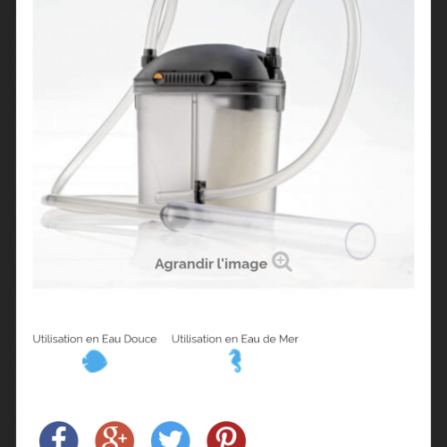 Eden PDG 60 Gravel Cleaner - Aspirateur de fond d'aquarium