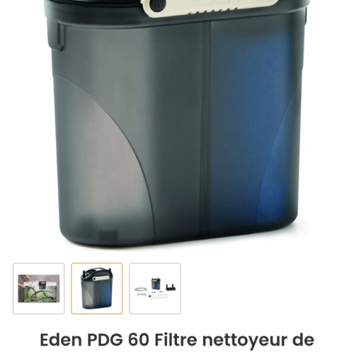 Eden PDG 60 Gravel Cleaner - Aspirateur de fond d'aquarium
