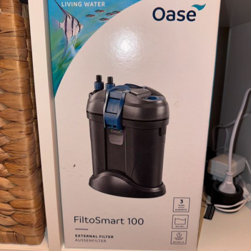 Oase FiltoSmart Thermo 100 - Filtre externe pour aquarium (complet pour pièces de rechange) - Chauffage OK