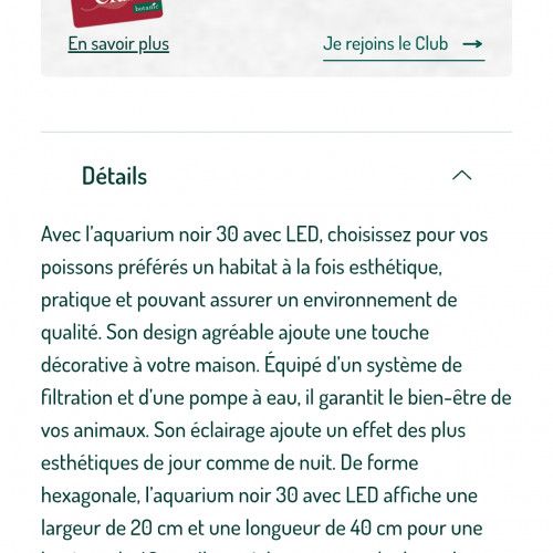 Aquarium complet