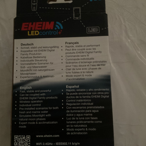 Lampes led / EHEIM Led contrôle