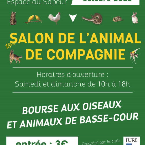 18 ème Salon de l'animal de Compagnie à Lure (70)