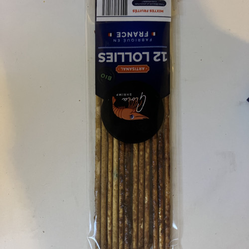 Lollies bio aux fruits marque ghia