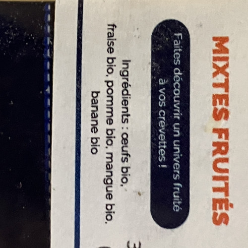 Lollies bio aux fruits marque ghia