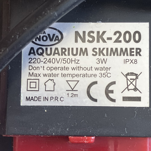 Skimmer sert aussi de filtre pour nano