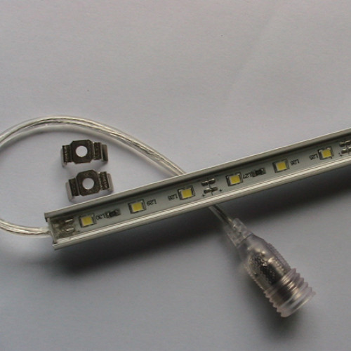 1 barre rampe LED 6000K 7.2W 12VCC blanc froid 50cm IP 65 lumière éclairage aquarium cuve crevettes poissons plantes