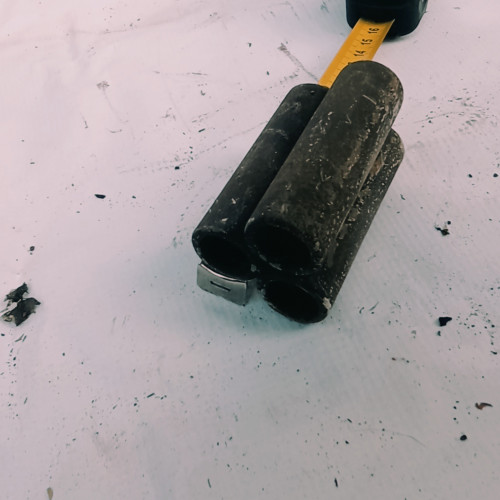 Trois tubes style industriel