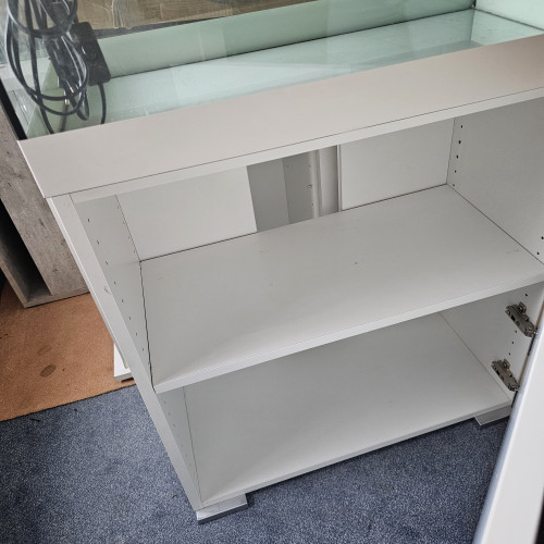 Aquarium blanc + meuble