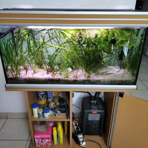 Aquarium aquatlantique 180l +meuble