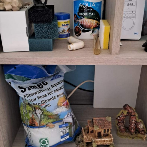 Aquarium zoolux iseo 100 litre tout équipé avec meuble