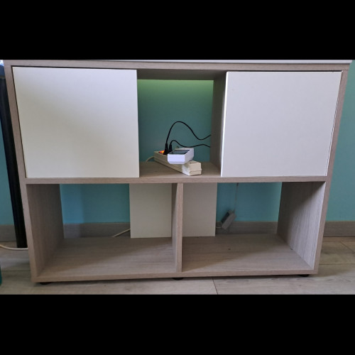 Aquarium zoolux iseo 100 litre tout équipé avec meuble