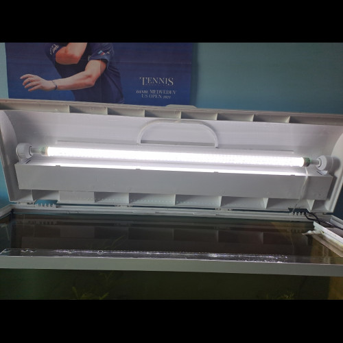 Aquarium zoolux iseo 100 litre tout équipé avec meuble