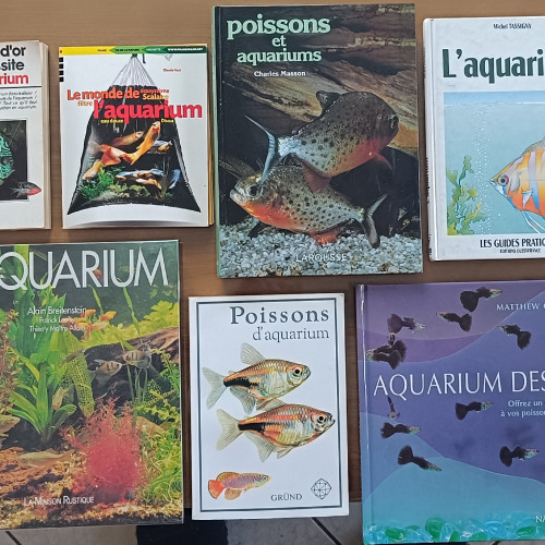 Divers livres aquariophilie