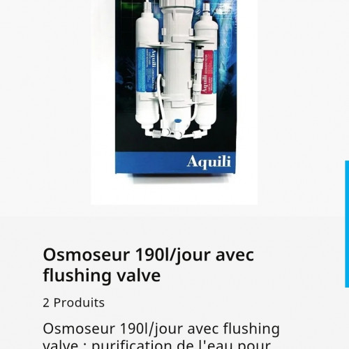 Osmoseur Aquili 190L/J