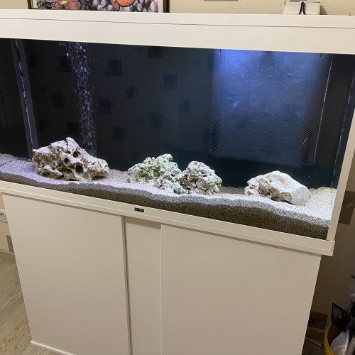 Aquarium et meuble blanc CIANO 240 litres