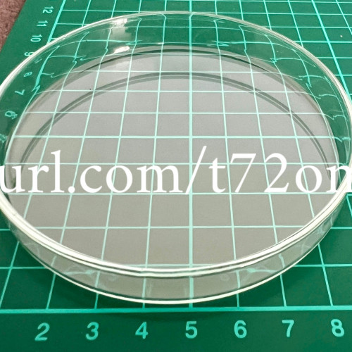 1 coupelle de nourriture en verre 100mm x 15mm pour crevettes poissons aquarium