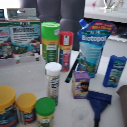 Aquarium  complet 110 litres  ouvert blanc avec ou sans le leuble