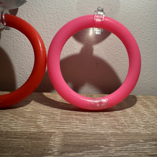 Lot de 4 anneaux d’entraînement pour poisson (Betta)