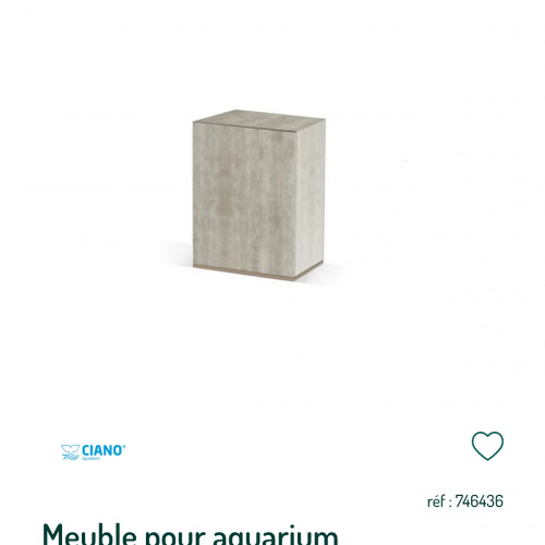 Aquarium + Meuble CIANO Emotions