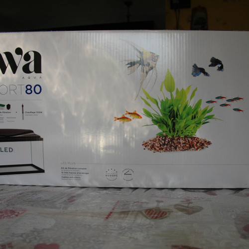 AQUARIUM CIANO (inwa) confort 80 led 74 L