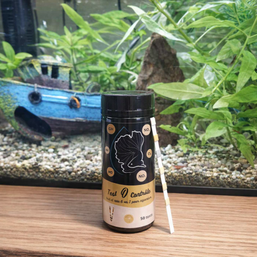 Test d’eau aquarium 6 en 1 – 50 Bandelettes pH GH KH NO2 NO3 – Analyse rapide qualité de l’eau