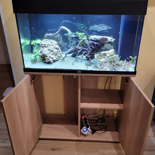 Aquarium Juvel 100 L et meuble