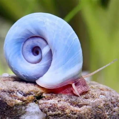 Planorbe/escargot bleu
